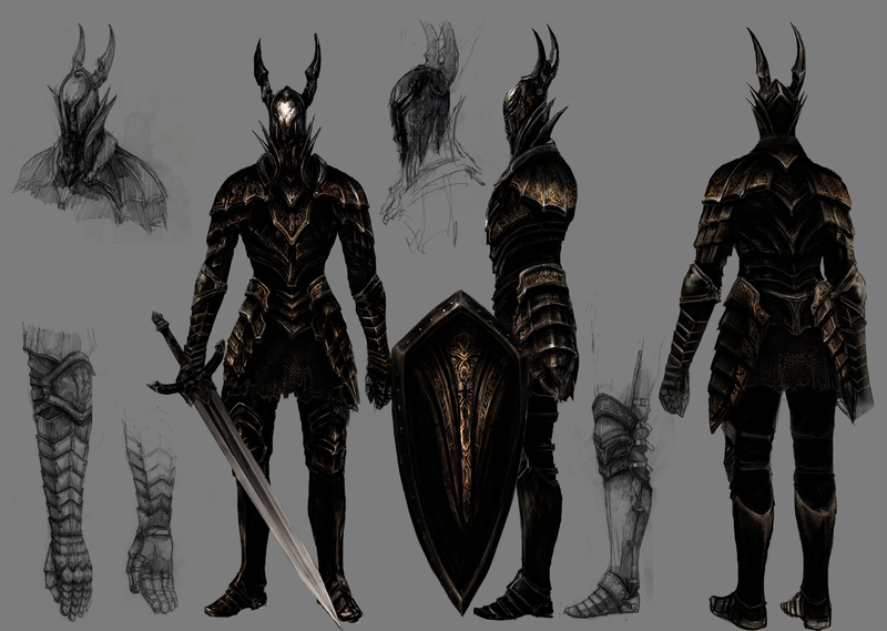 Illustration for article titled You may not Survive This Dark Souls Concept Art